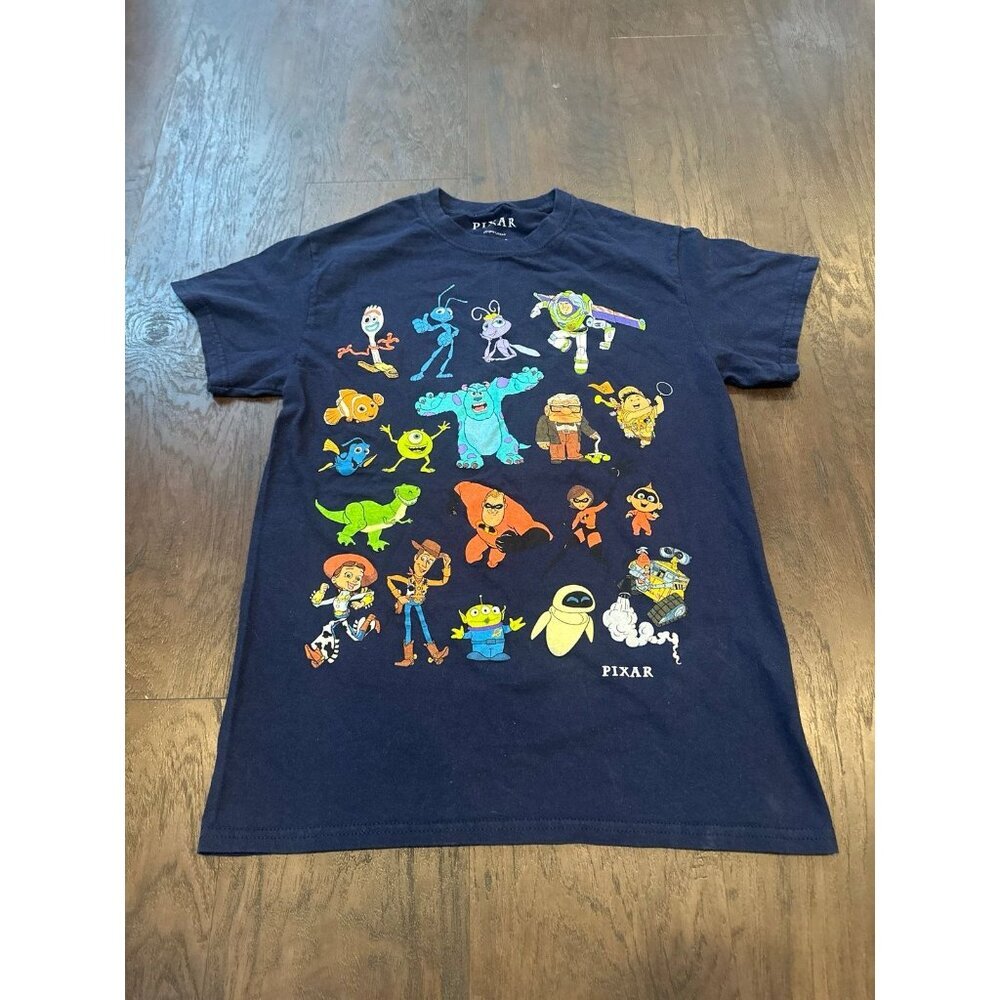 Disney‎ Pixar Cast Movies Squad Vintage T-Shirt